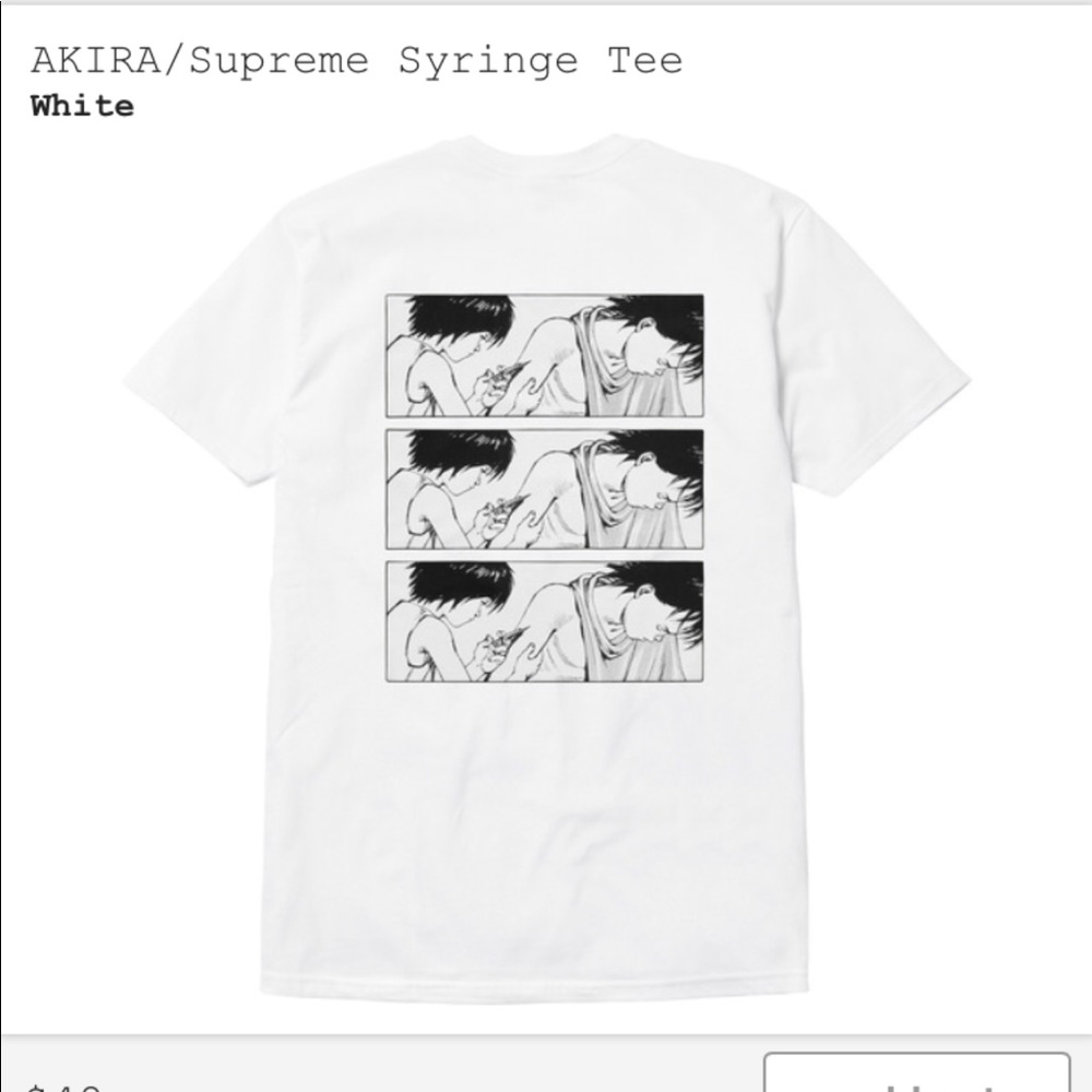 ❤️SOLD❤️Authentic Supreme AKIRA T-shirt