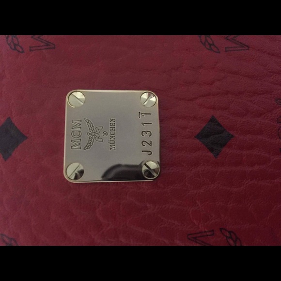 MCM Ruby Red Medium Backpack main image 4