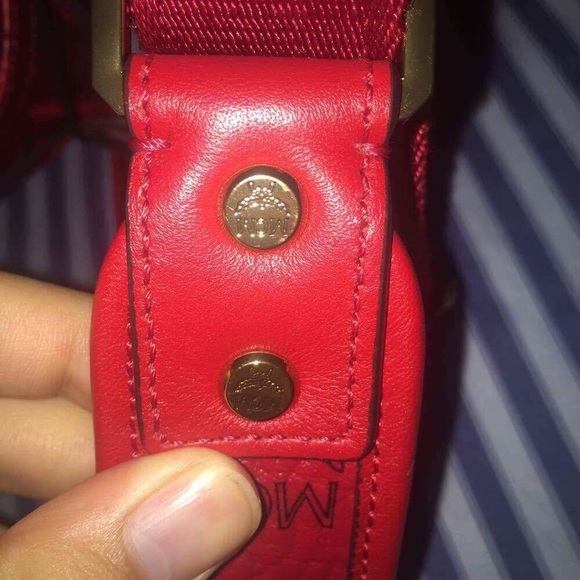 MCM Ruby Red Medium Backpack main image 6