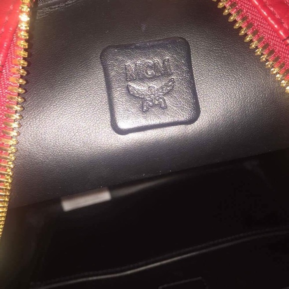 MCM Ruby Red Medium Backpack main image 7