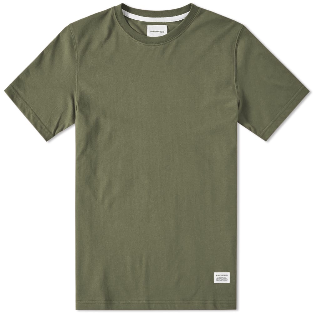 Norse projects Niels green shirt