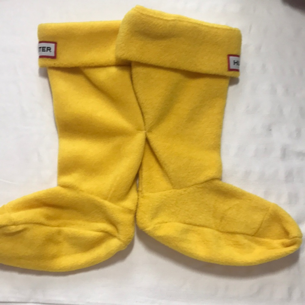 KIDS SZ XS YELLOW HUNTER BOOT SOCKS XS - Picture 5 of 6