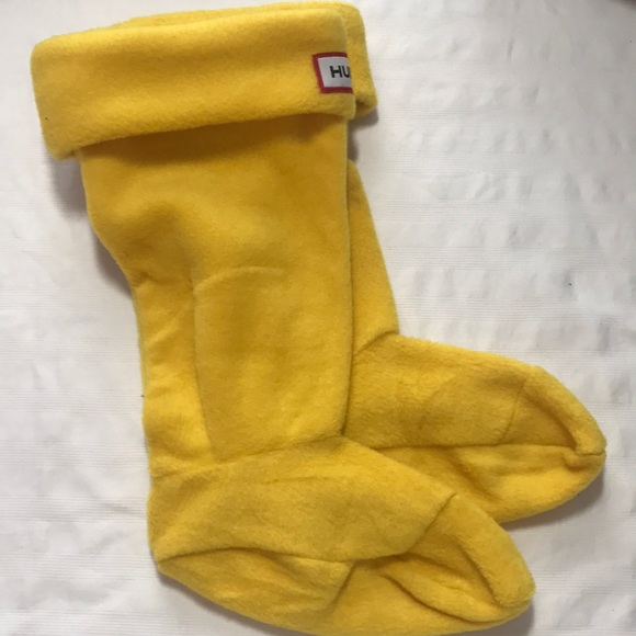 KIDS SZ XS YELLOW HUNTER BOOT SOCKS XS - Picture 2 of 6