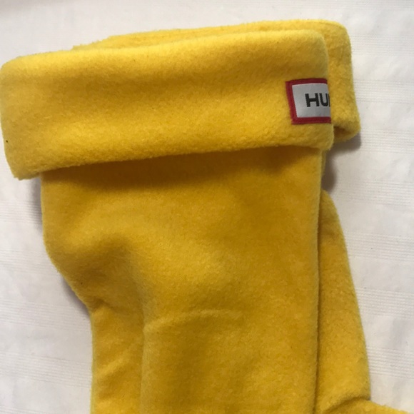 KIDS SZ XS YELLOW HUNTER BOOT SOCKS XS - Picture 3 of 6