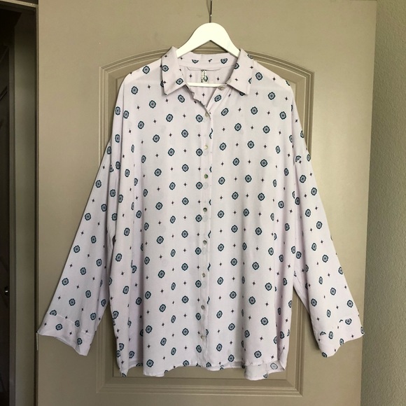 NWT Free People Printed Top - Picture 3 of 6