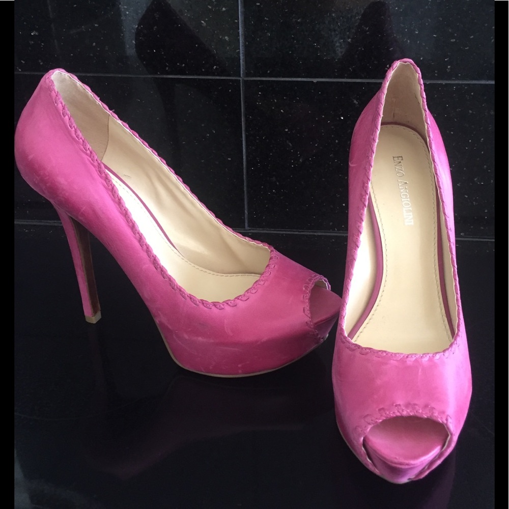Enzo Angiolini pink platform heels- size 8.5