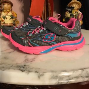 Sketcher Girls' Toddler Tennis  Shoes