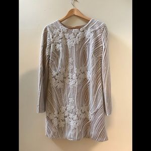 Floral Sequin Dress the Population Sheath Dress