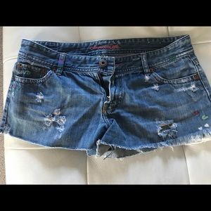 Jean shorts