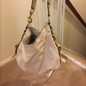 Coach white bag