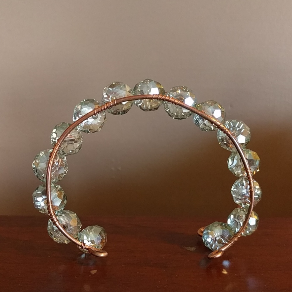 Copper metal cuff