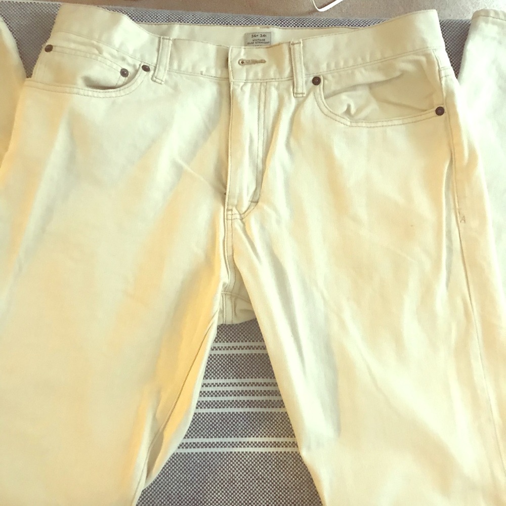 J. Crew Vintage Slim-Straight Men’s Jeans (34-34)
