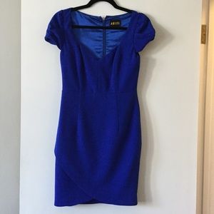 72 hour SALE! Worn once! Beautiful blue Abyss dres