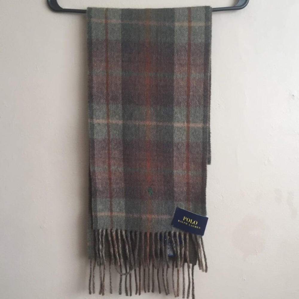 Ralph lauren plaid scarf
