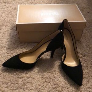 Michael Kors black suede pumps 8.5