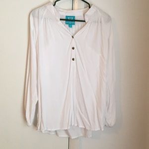 Escapada White Blouse Size Small