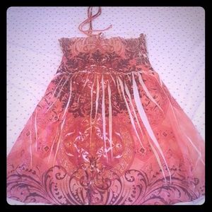 Summer, halter top dress.