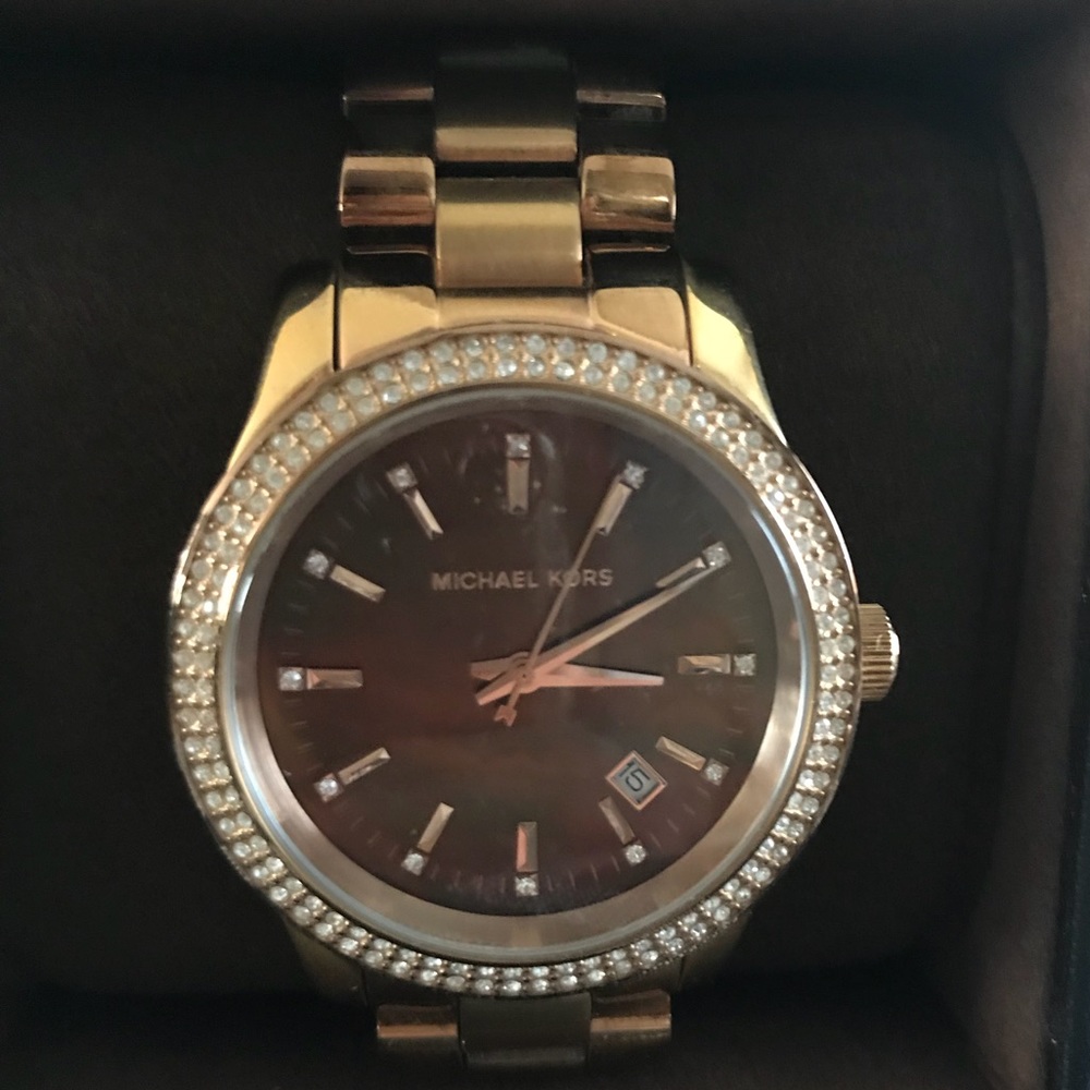 Michael Kors rose gold watch