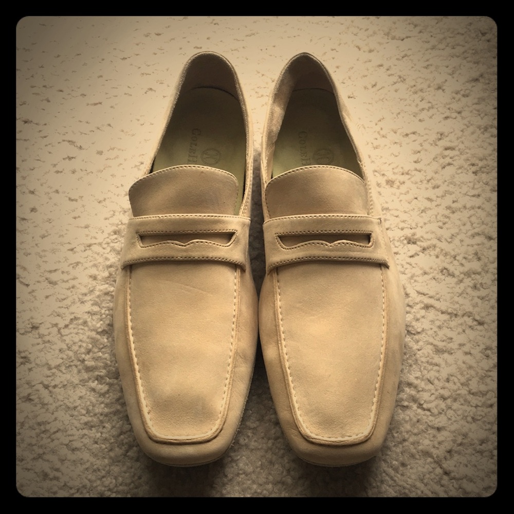 Cole Haan men’s size 10.5 light tan leather suede
