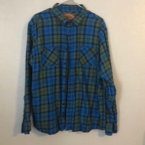 XXL Red Camel Flannel Shirt