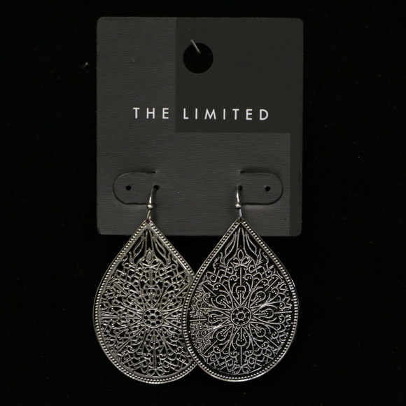 The Limited Jewelry - NWT filigree silver dangle earring LTDE76