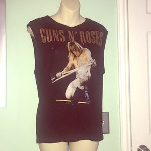 Black Guns N Roses Muscle Tee