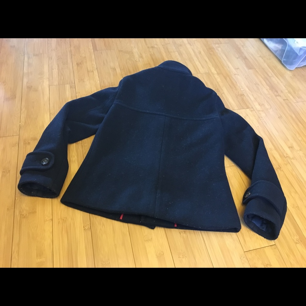 💼 DONATED🖌 BR Wool Toggle Pea Coat - Picture 5 of 6