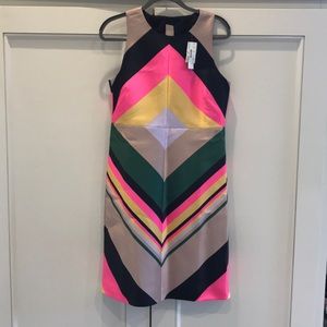 Pop stripe dress : navy azalea