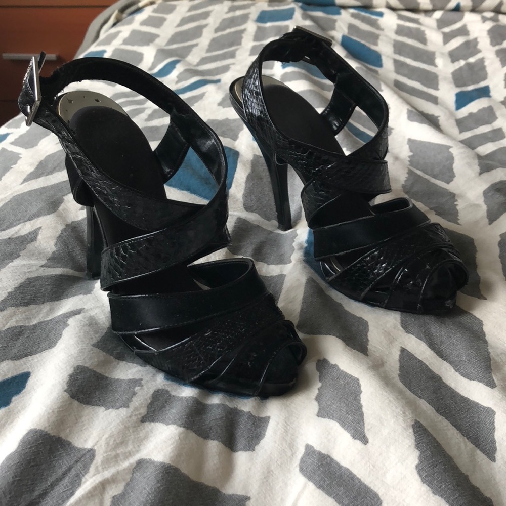 BCBG girls black stilettos