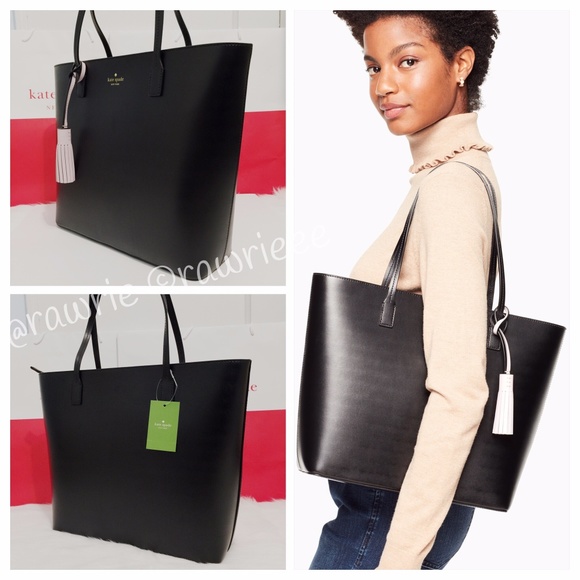 New Kate Spade leather tassel tote & wallet set - Picture 3 of 8