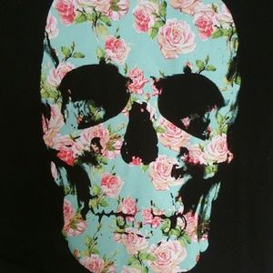 Floral Skull Tshirt by Empyre