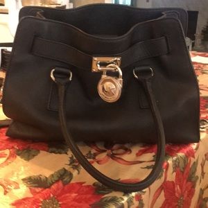 Michael Kors black Hamilton bag