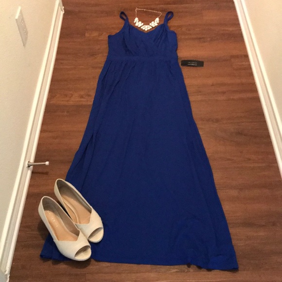 Maxi dress from The Limited in royal blue - Picture 1 of 4