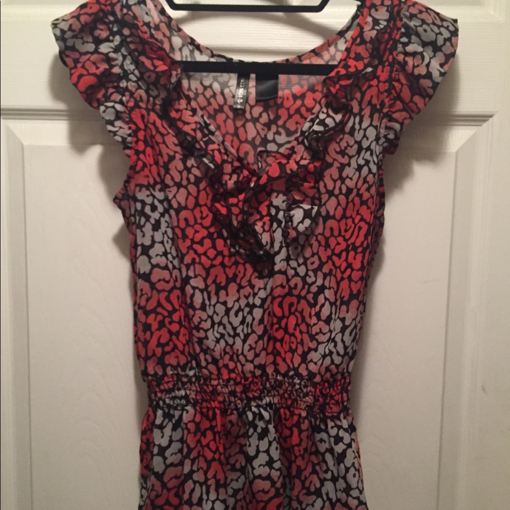 Red and white leopard