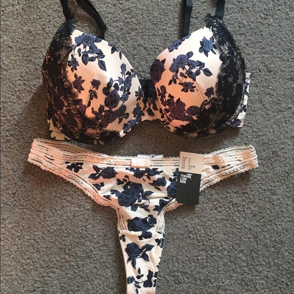 H&M bra and panty set