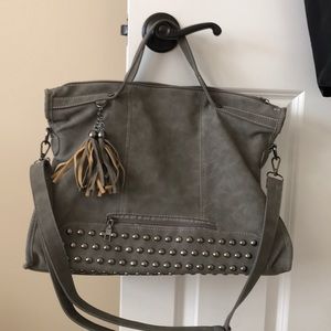 Grey handbag