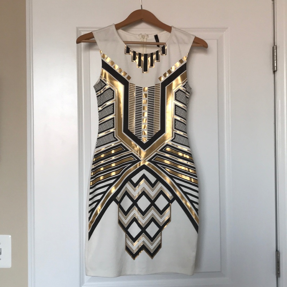 I-NER Aztec Bodycon Dress