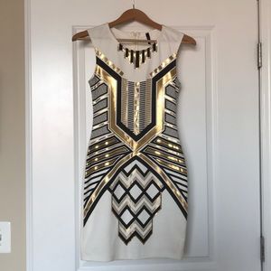 I-NER Aztec Bodycon Dress