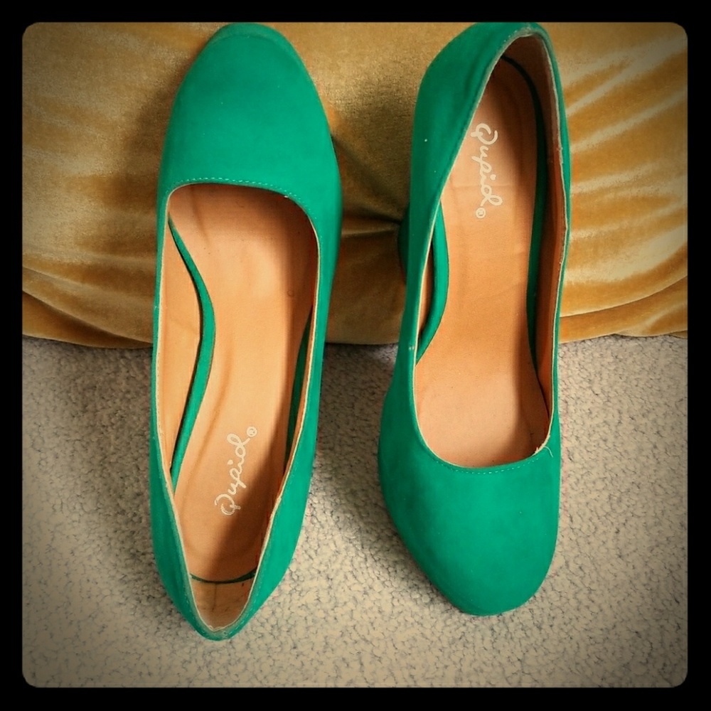 Final Price Qupid  Block Platform Heels