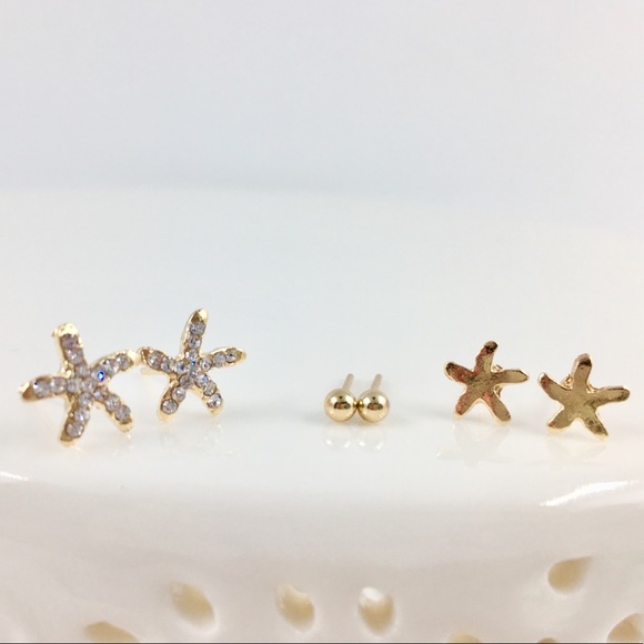 ‼️5 for $25 SALE‼️ ⭐️3 pairs of earrings set⭐️ - Picture 4 of 8