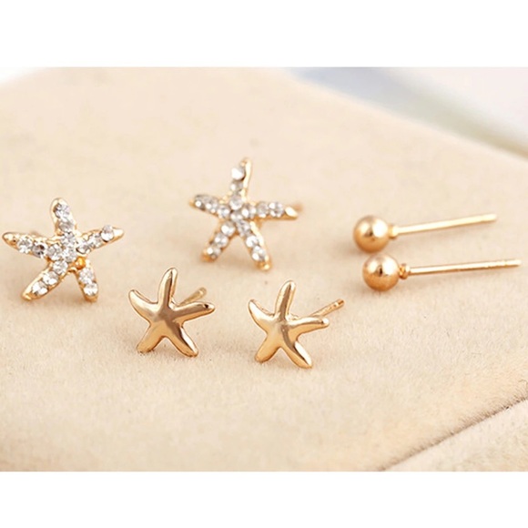 ‼️5 for $25 SALE‼️ ⭐️3 pairs of earrings set⭐️ - Picture 2 of 8