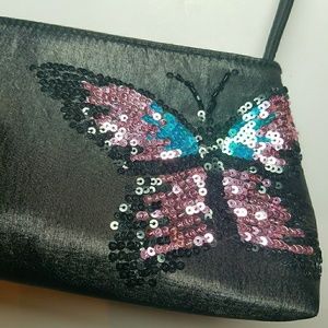 XOXO Evening Bag With Sequin Butterfly