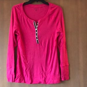 Hot pink long sleeve Tee