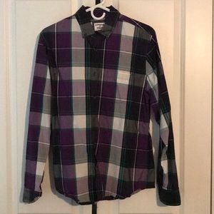 Fitted casual button down shirt from Express