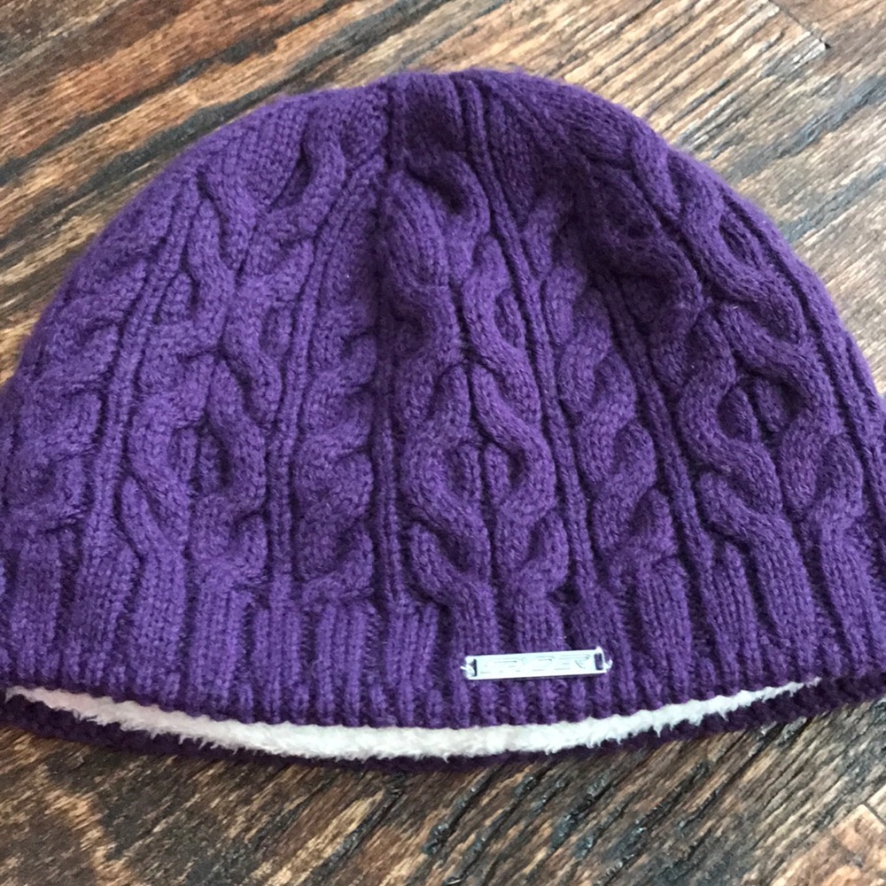 Purple Spyder beanie