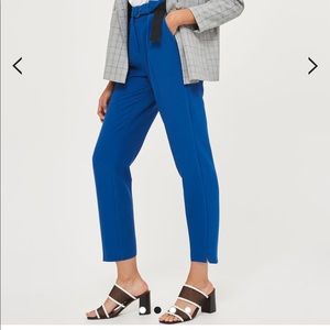 Top shop belted peg trouser