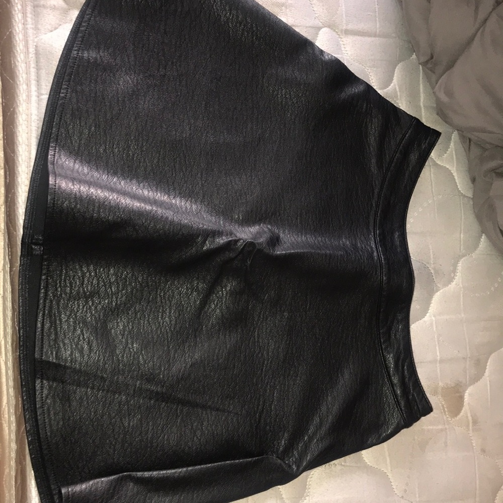 Leather Skirt H&M