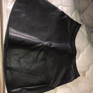 Leather Skirt H&M
