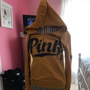 Yellow “ Pink “ Victoria’s Secret hoodie.