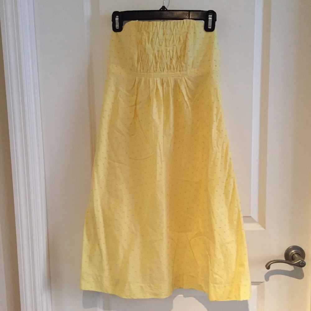 Lilly Pulitzer Sz 6 polka dot yellow & pink dress